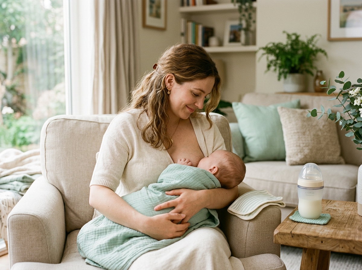 Combo feeding with breast and bottle